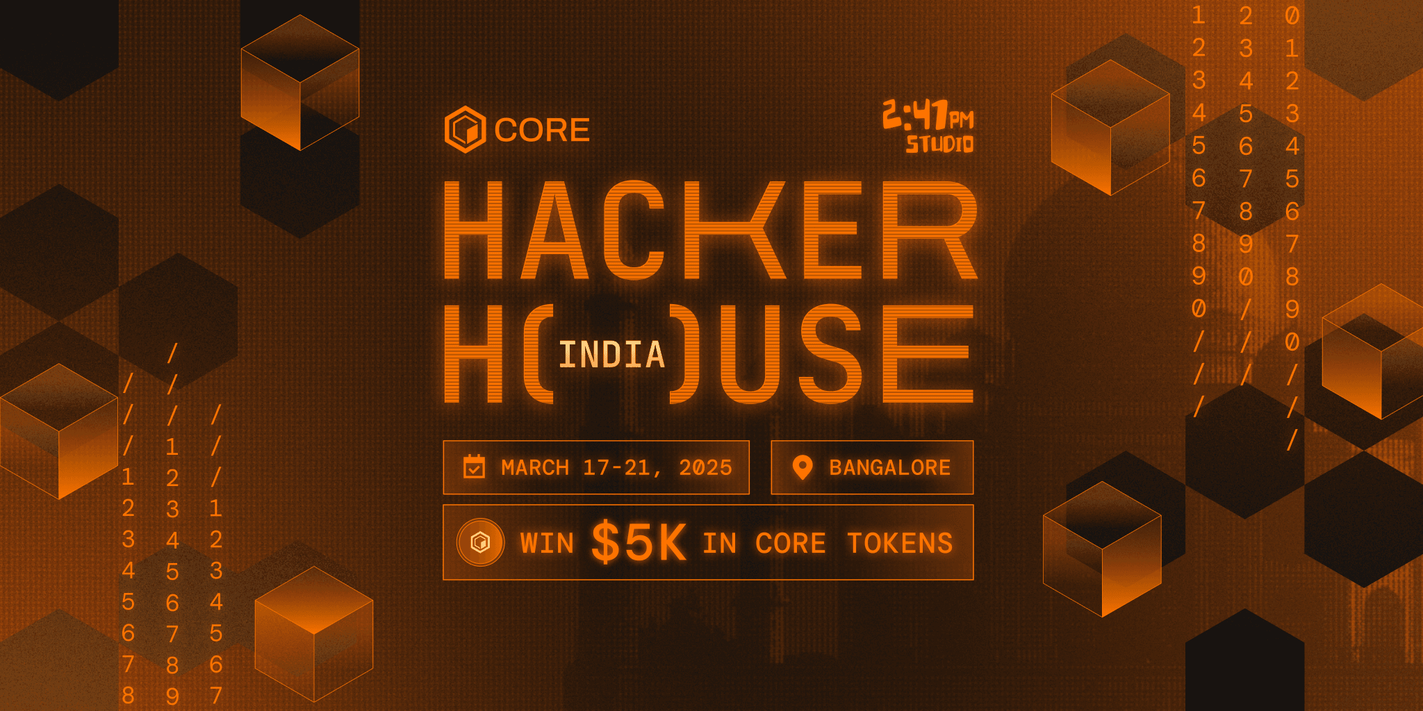 Core Hacker House India 2025: The Ultimate 5-Day Hackathon – Registration Now Open!