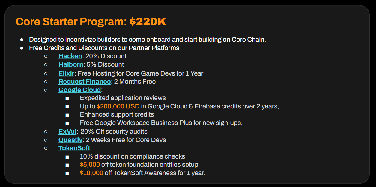 Core Starter Program