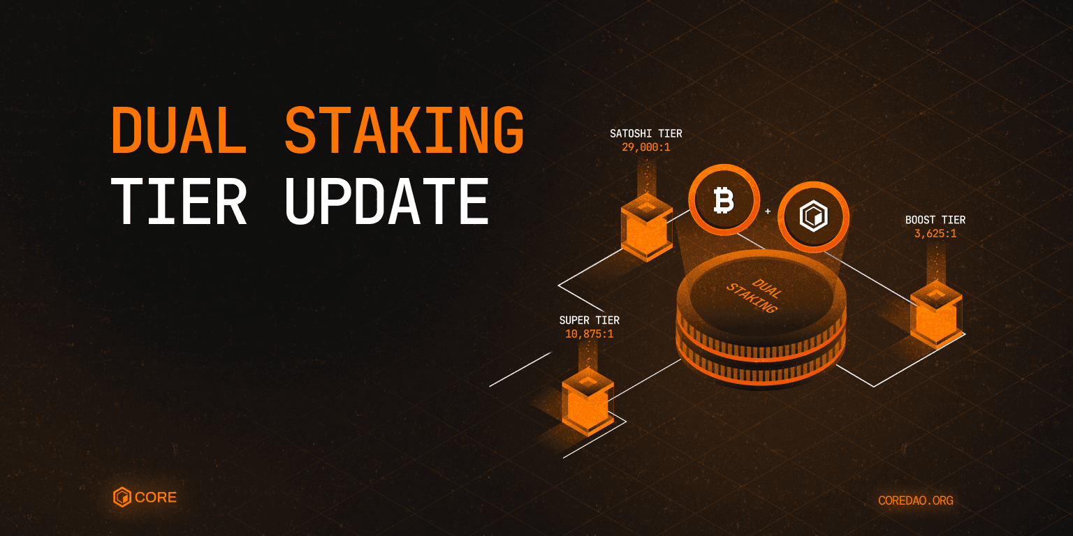 Announcement: Dual Staking Tier Update
