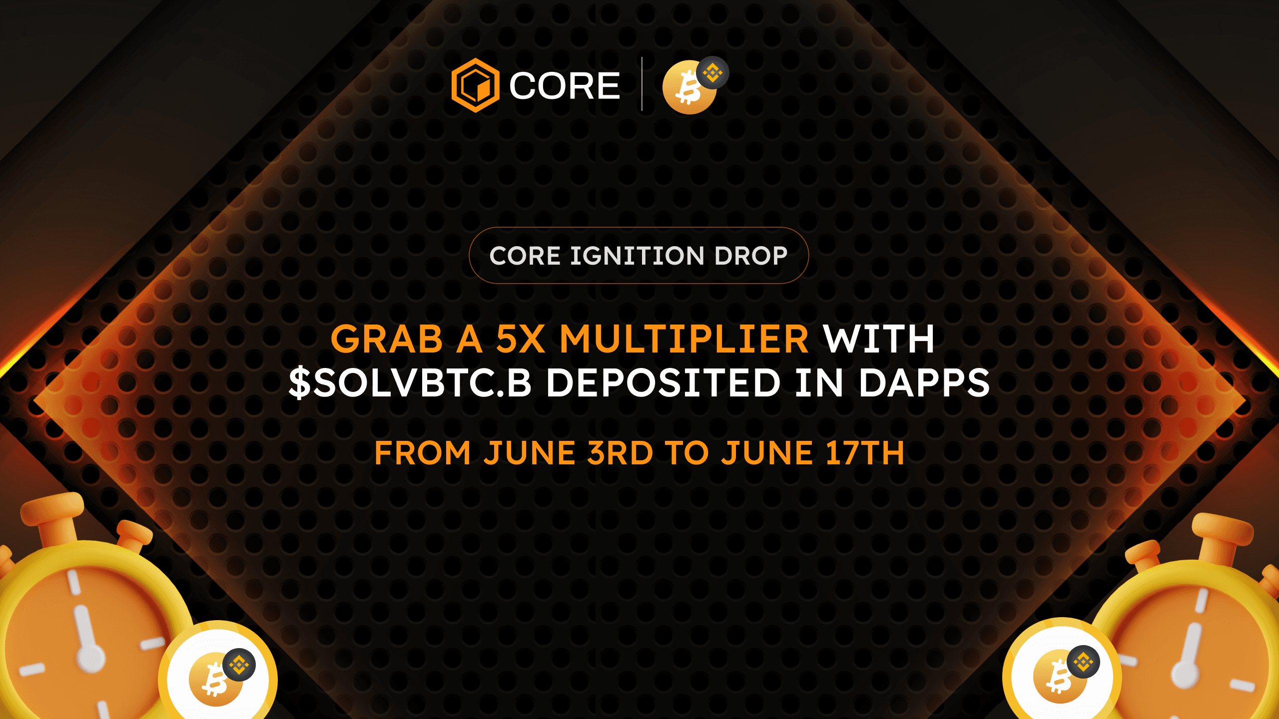 Earn a 5x Spark Multiplier on Core Ignition Drop for SolvBTC.b
