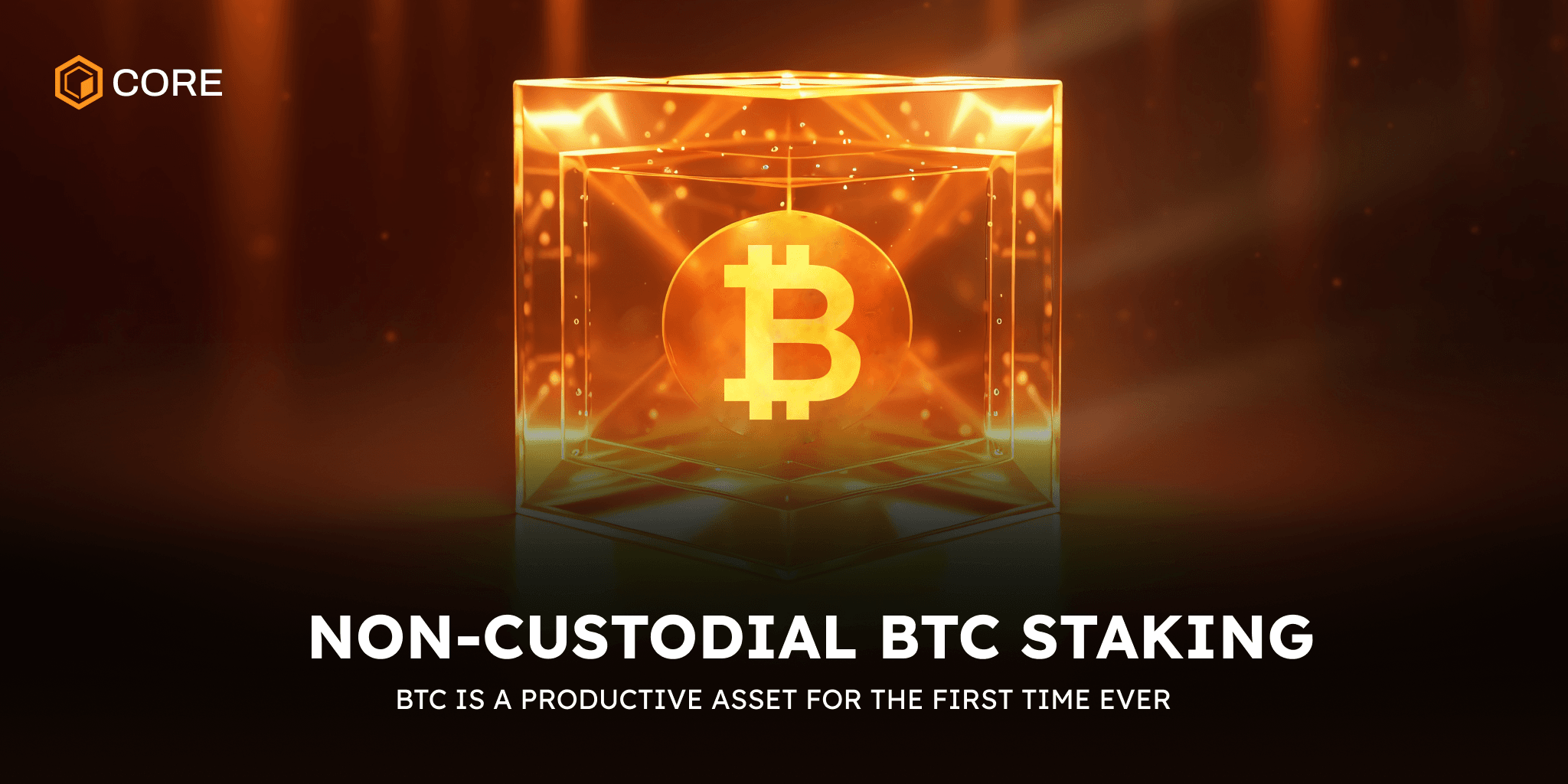 Core Makes Bitcoin a Productive Asset for the First Time Ever with Non-Custodial BTC Staking