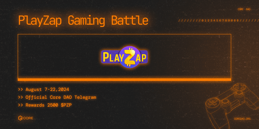 PlayZap Game Community Tournament on Core is here
