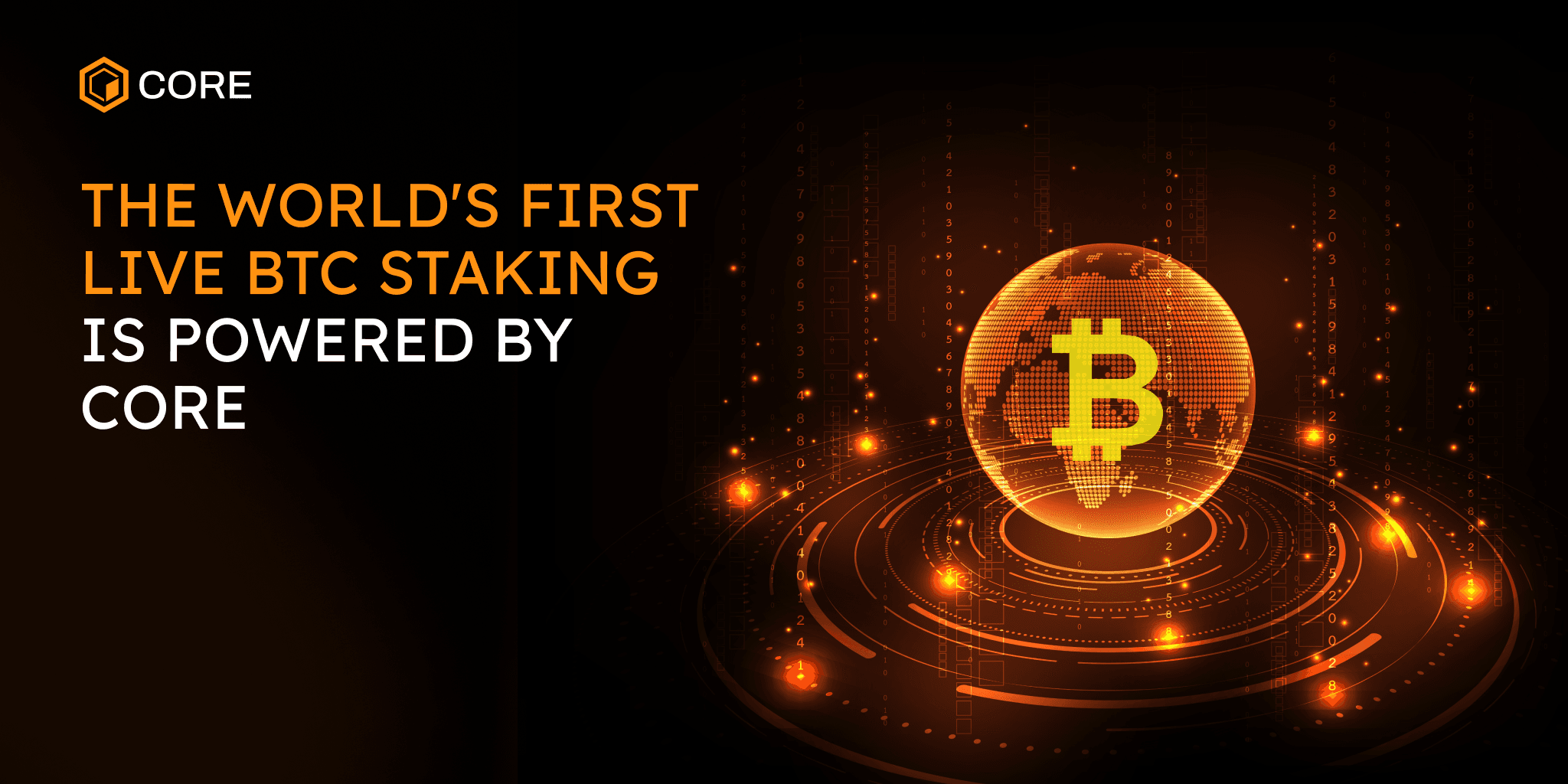 World’s First Live BTC Staking is Powered by Core