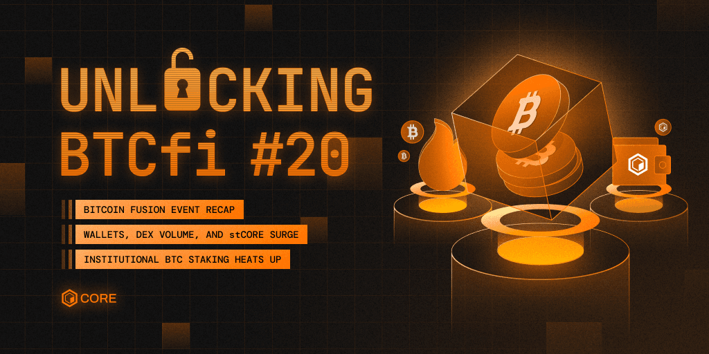Unlocking BTCfi #20: Core’s BTCfi Momentum Hits New Highs 🚀