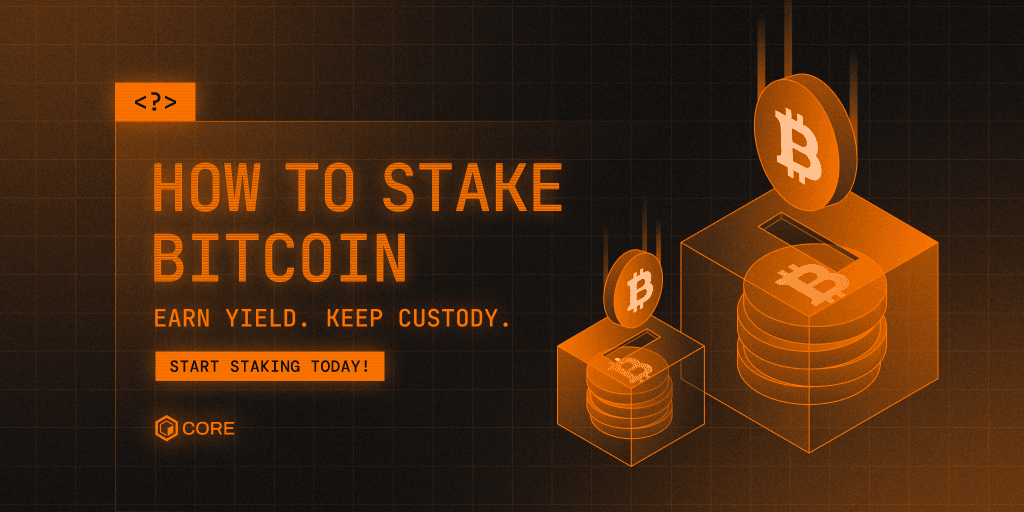 How To Stake Bitcoin on Core