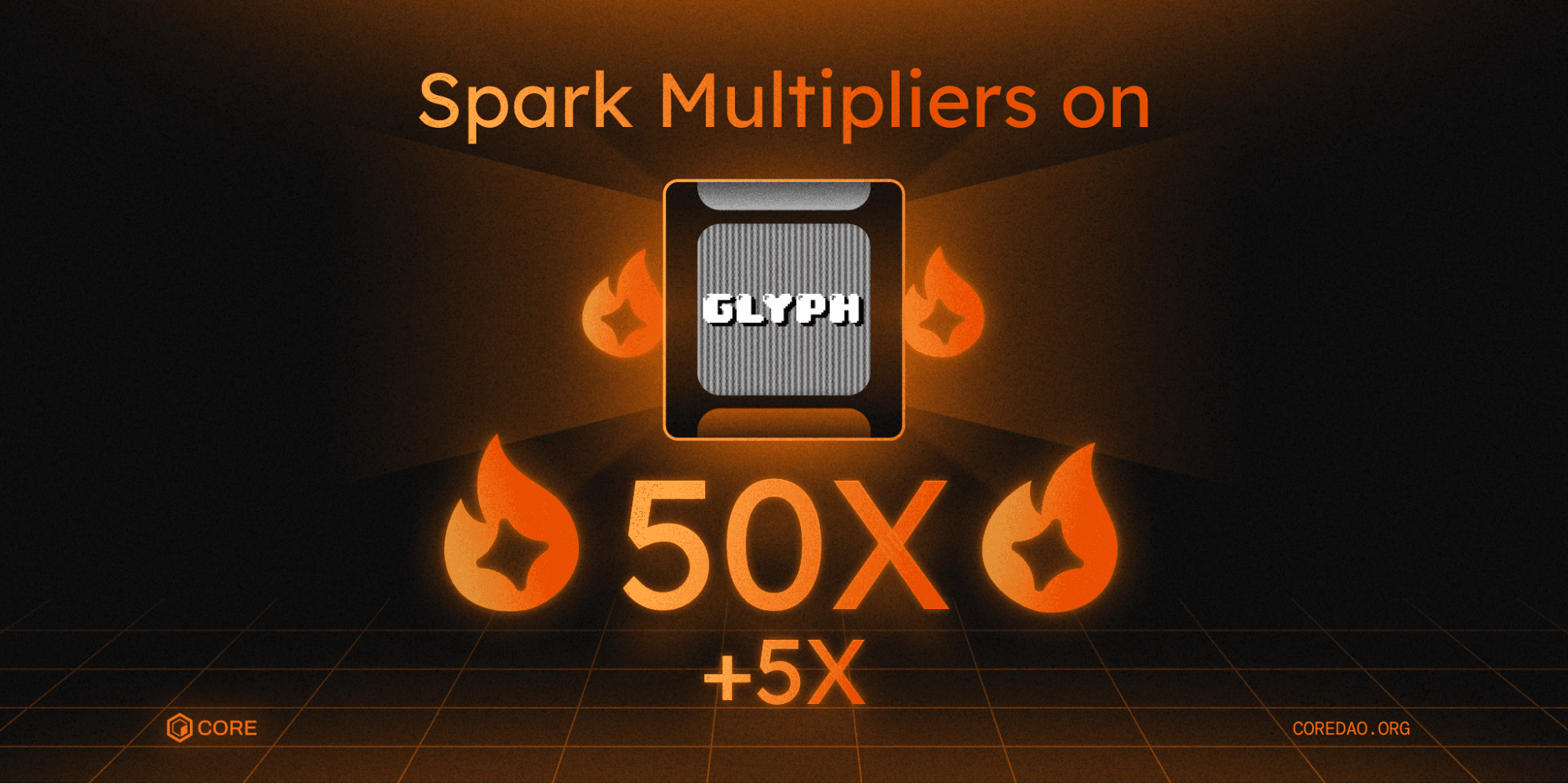Core Ignition Heats Up with Glyph’s 50x and 5x Sparks Multipliers